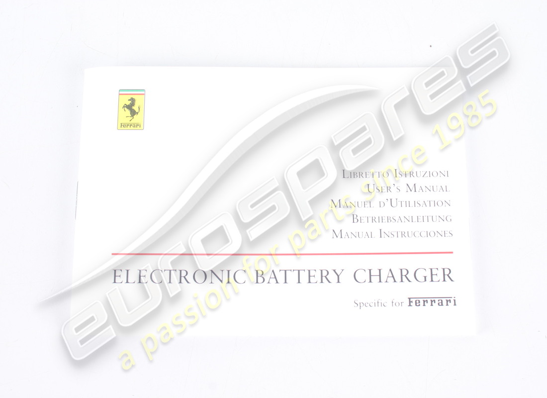 new ferrari use manual for battery charg. part number 95990339 (1)