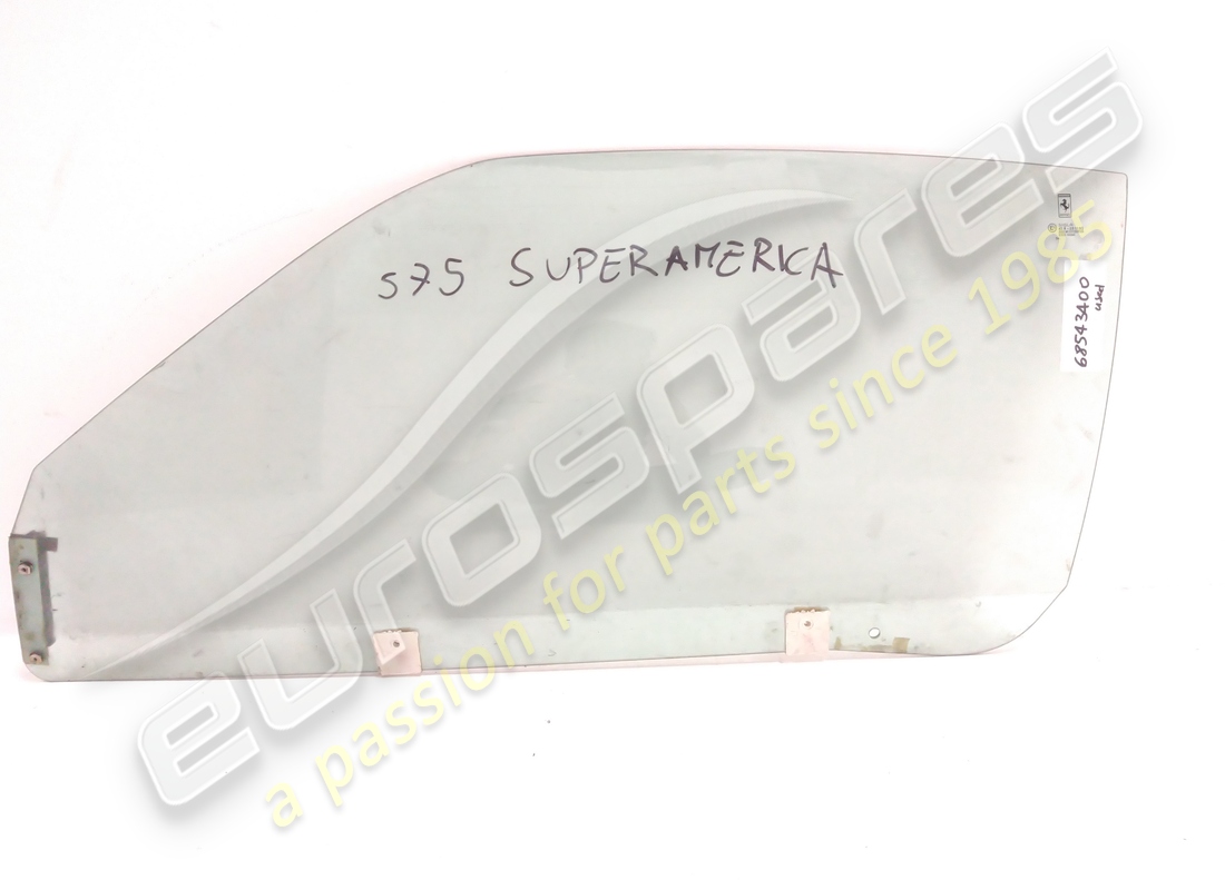 USED Ferrari LH DOOR GLASS . PART NUMBER 68543400 (1)