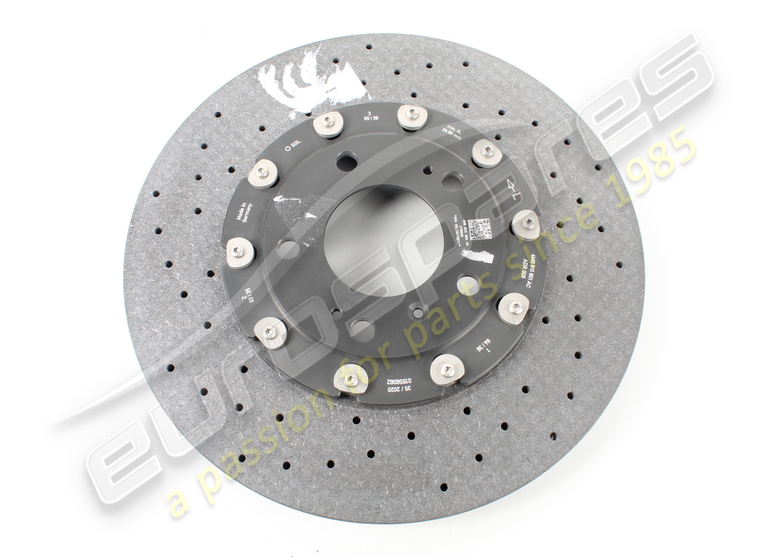 NEW Lamborghini CERAMIC BRAKE DISC (VENTED), 370 X 30 . PART NUMBER 4M0615601AC (1)