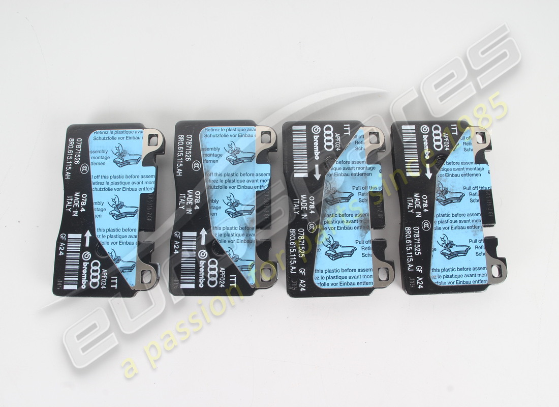 new porsche 1 set of brake pads for brake disc. part number pac698151 (4)