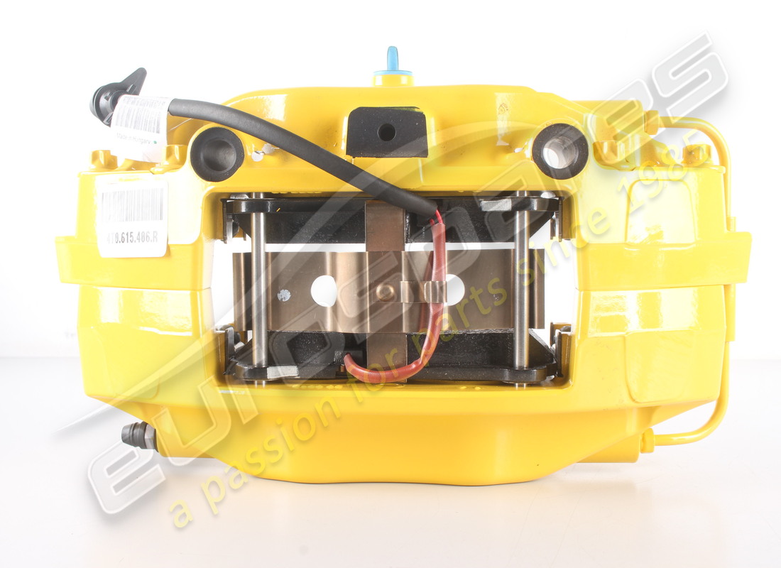 new lamborghini ccb brake caliper, rear rh, yellow. part number 4t0615406r (5)