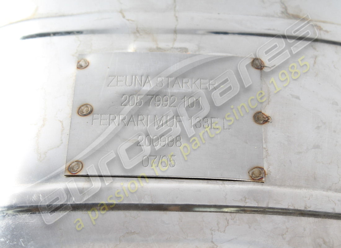 new ferrari silenziatore posteriore sx. part number 200998 (5)