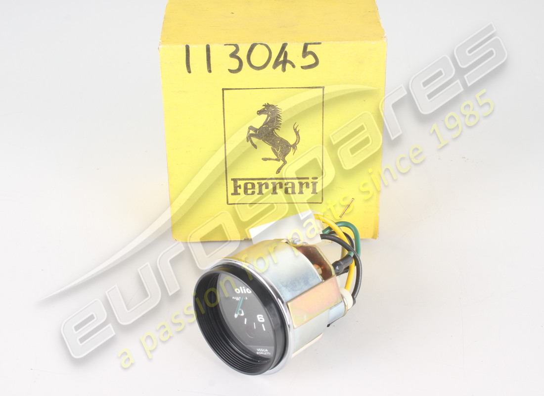 NEW FERRARI OIL PRESSURE GAUGE. PART NUMBER 113045 (1) new ferrari oil pressure gauge. part number 113045 (1)