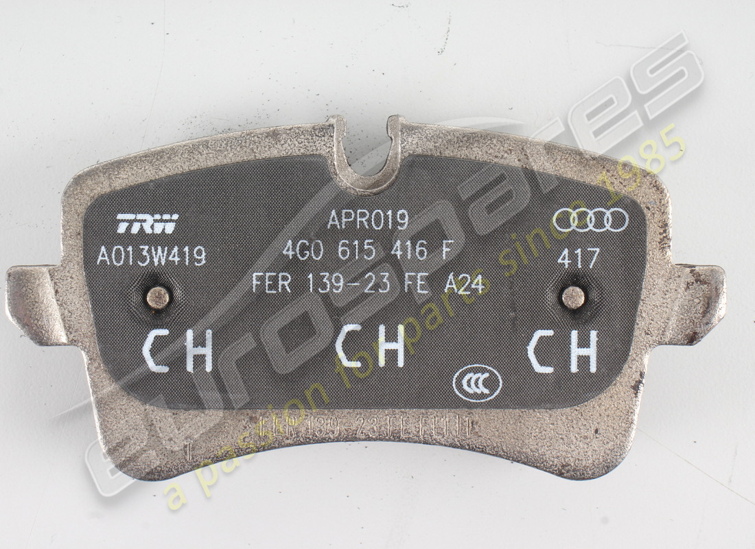 new porsche 1 set of brake pads for brake disc. part number pab698451 (3)