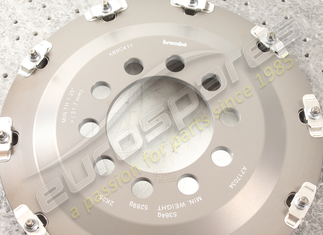 new ferrari rear brake disc. part number 926496 (3)