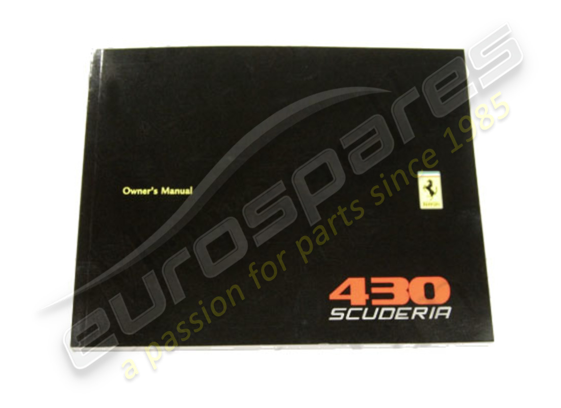 new ferrari instruction book -valid for. part number 82088400 (1)