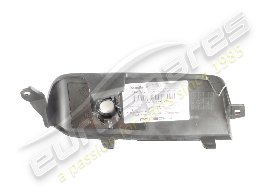 new porsche trim for air inlet matt black. part number 992807579bok1 (2)