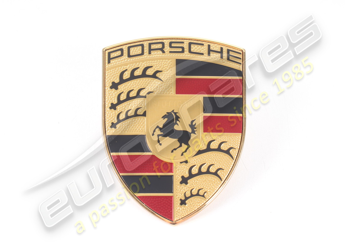 new porsche bonnet badge. part number 9p1853601 (2)