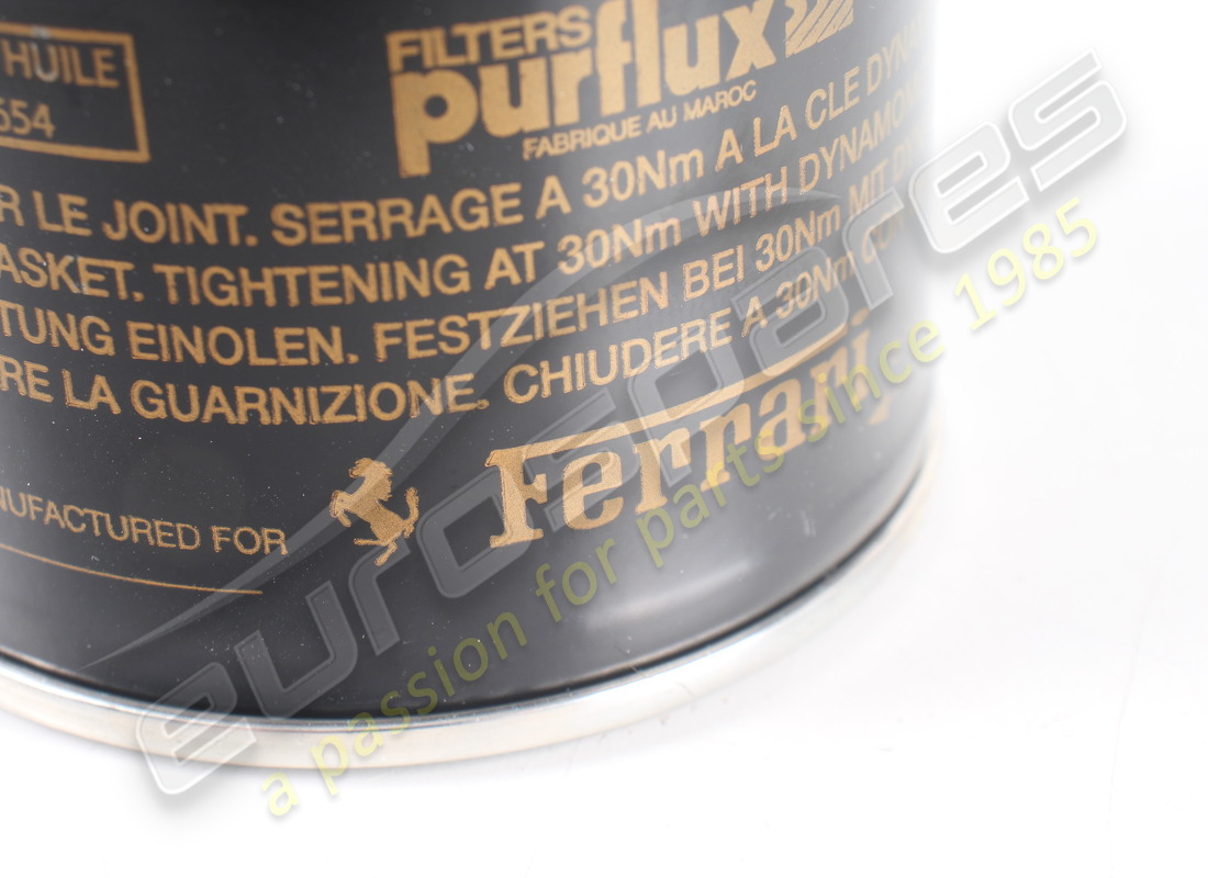NEW FERRARI OIL FILTER CARTRIDGE. PART NUMBER 197654 (3) new ferrari oil filter cartridge. part number 197654 (3)