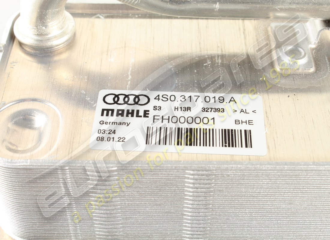 new lamborghini oil/water exchanger. part number 4s0317019a (3)