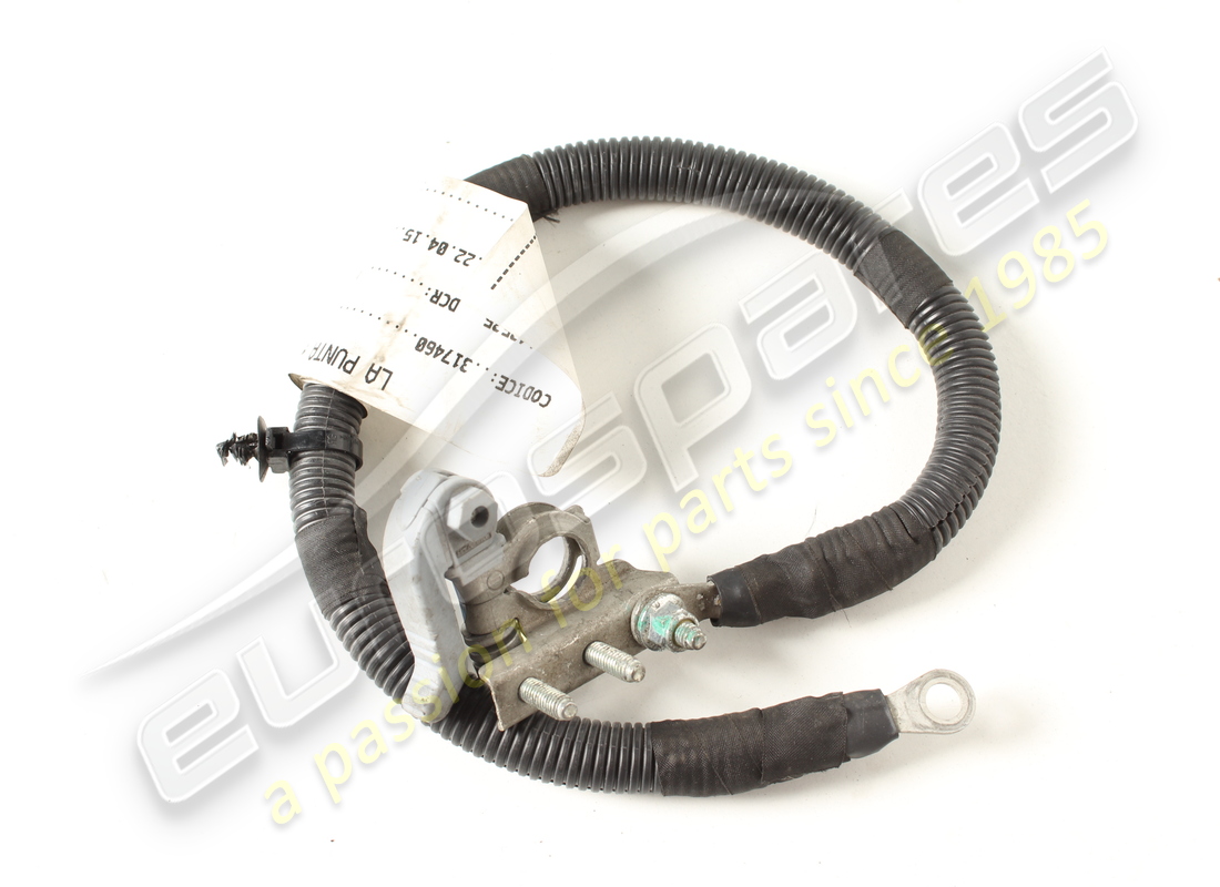 used ferrari negative battery cable. part number 317460 (1)