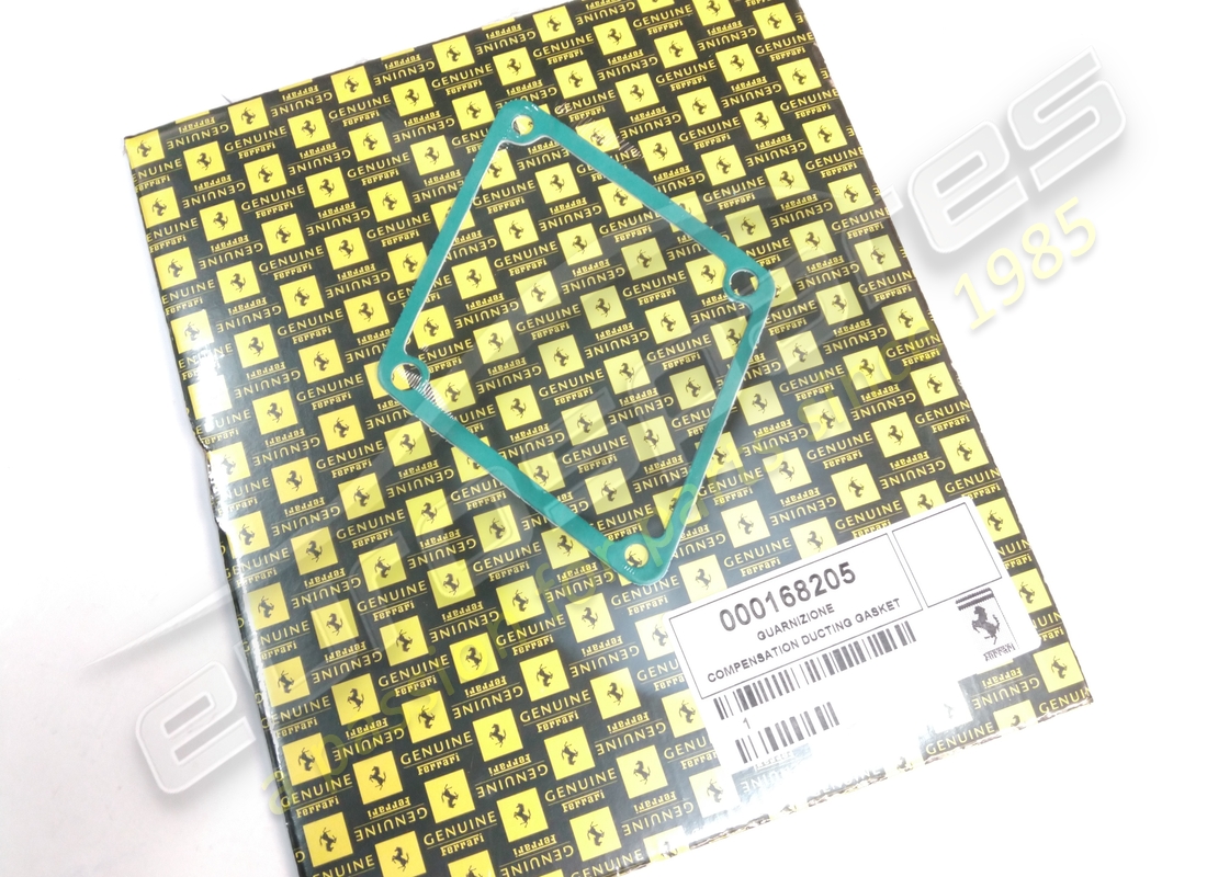 NEW Ferrari COMPENSATION DUCTING GASKET . PART NUMBER 168205 (1)