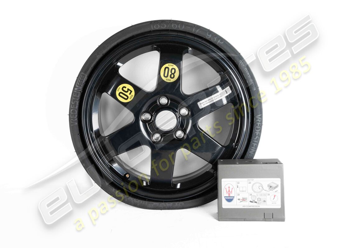 new maserati spare wheel with tyre. part number 181772 (1)