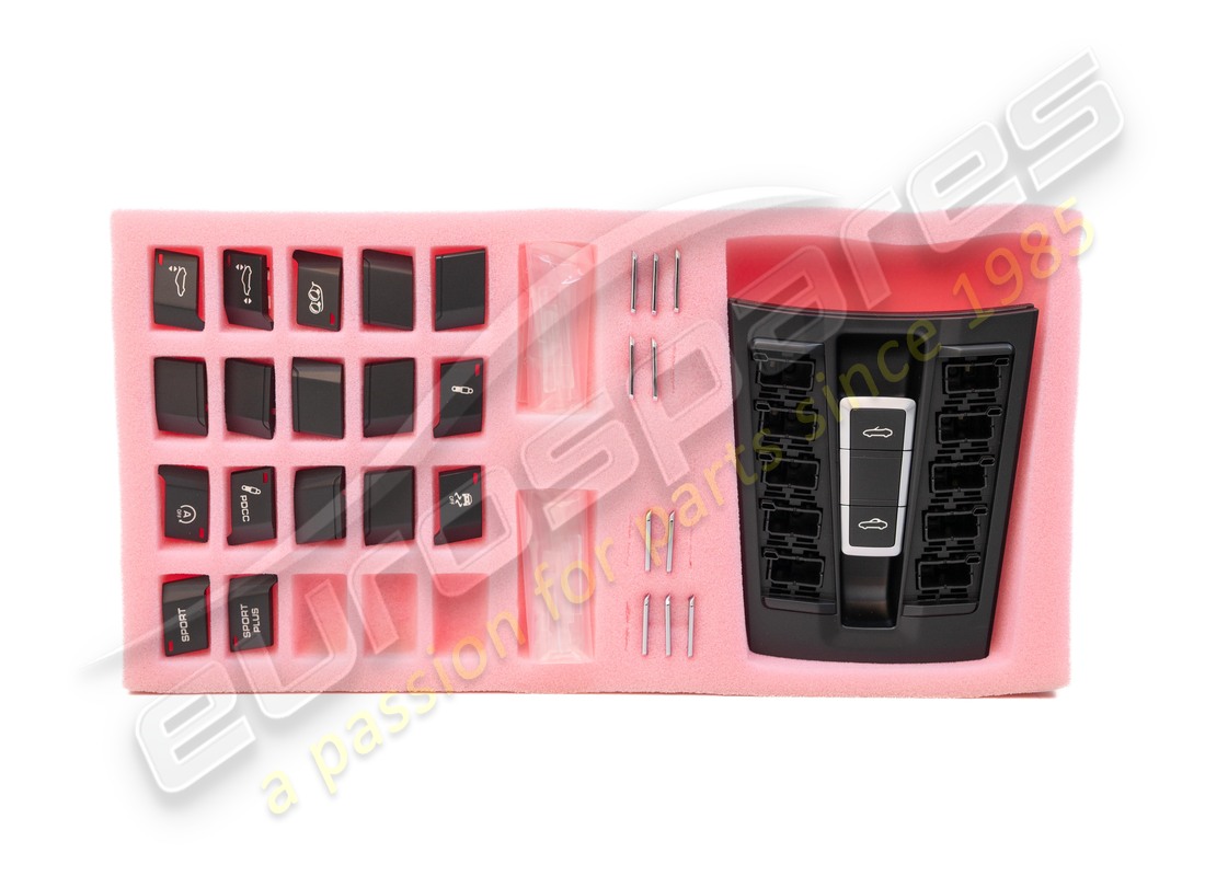 NEW PORSCHE MATT BLACK/HI-GLOSS CHROME. PART NUMBER 99161396107DML (1) new porsche matt black/hi-gloss chrome. part number 99161396107dml (1)