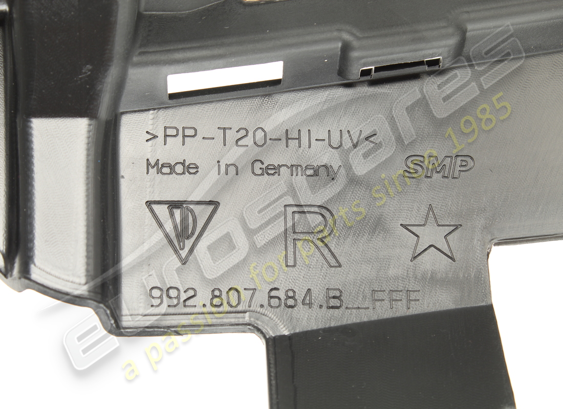 new porsche grille matt black. part number 992807684bok1 (3)