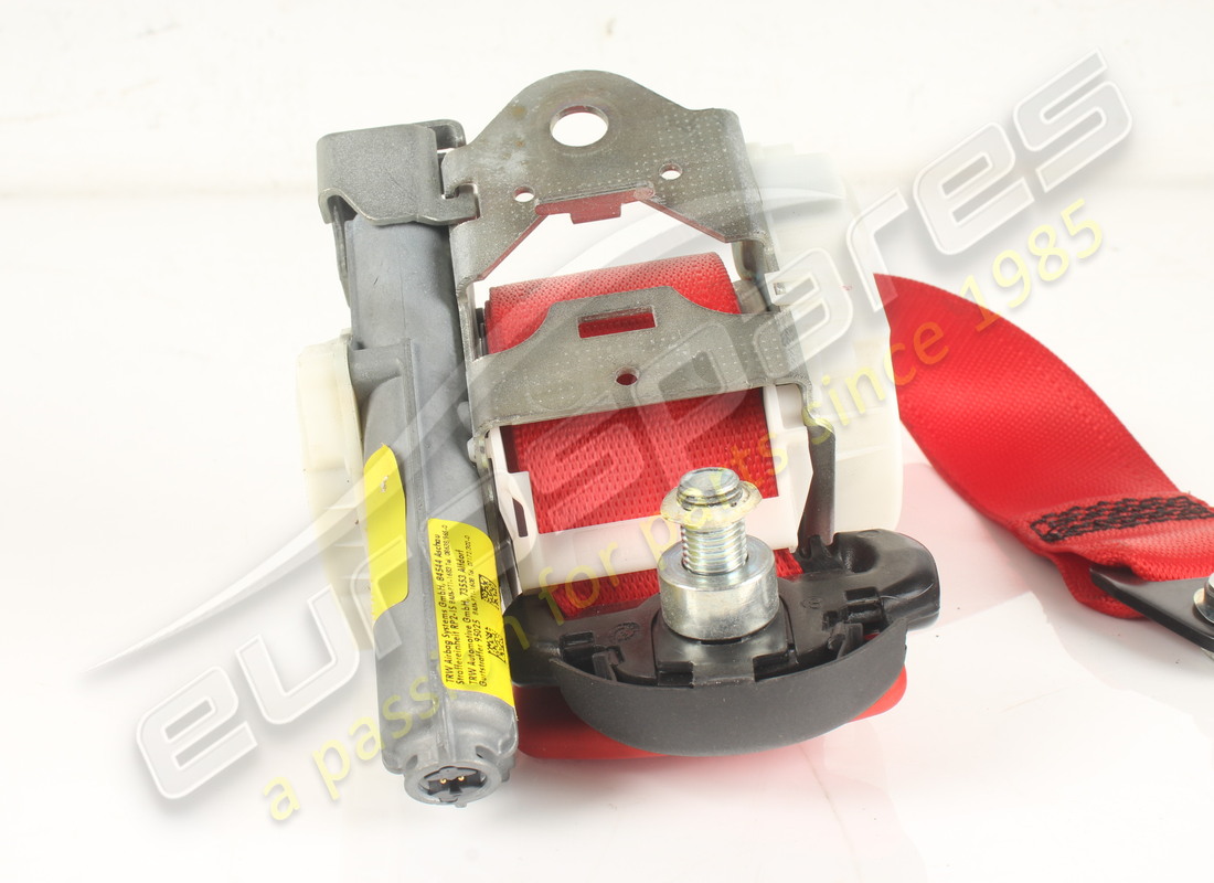 USED FERRARI LH THREE POINT SEAT BELT. PART NUMBER 829595.. (5) used ferrari lh three point seat belt. part number 829595.. (5)