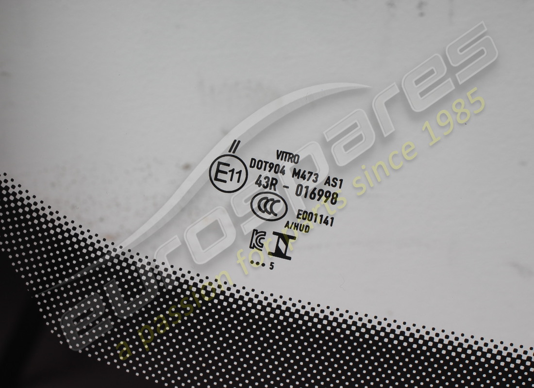new lamborghini windshield. part number 4ml845099j0p0 (2)