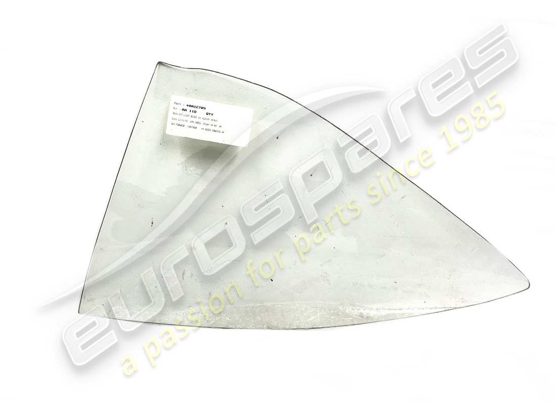 new ferrari lh rear quarter light glass clear. part number 40022709 (1)