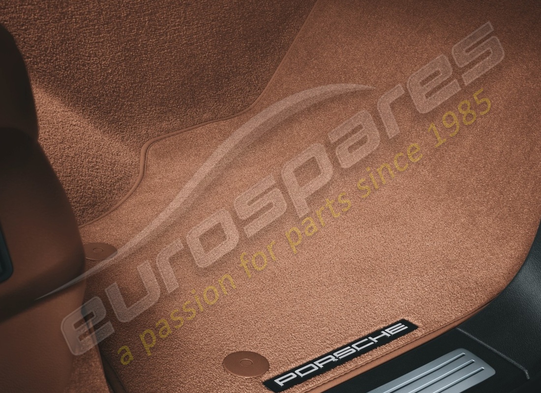 new porsche floor mats with nubuk surround (sand beige). part number 955044802628d4 (1)
