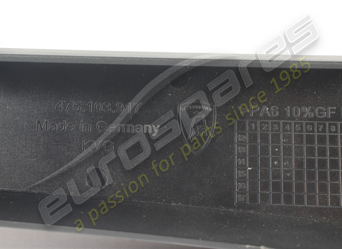 new lamborghini cover. part number 475103917 (3)