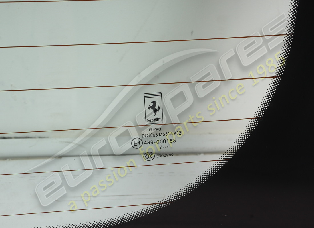 new ferrari complete rear screen. part number 762704 (2)