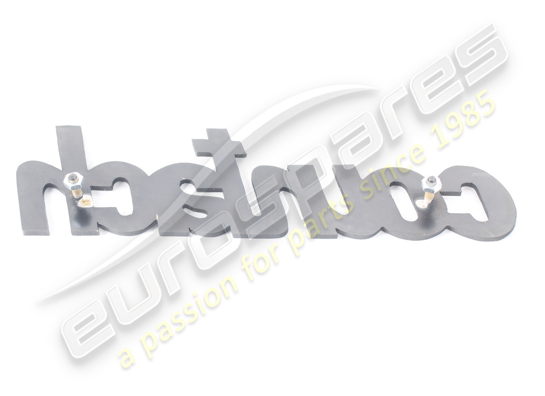NEW LAMBORGHINI COUNTACH BLACK MATTEPLATE. PART NUMBER 006111345 (2) new lamborghini countach black matteplate. part number 006111345 (2)