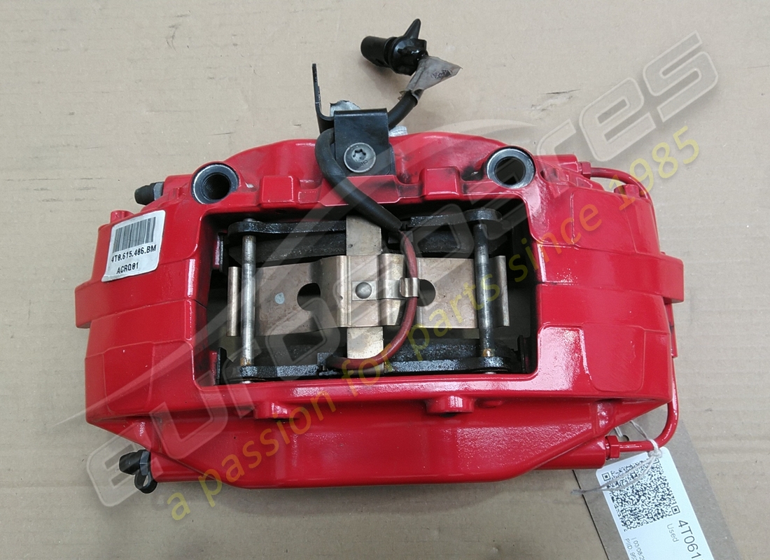 used lamborghini sliding-caliper ceramic rot part number 4t0615406bm