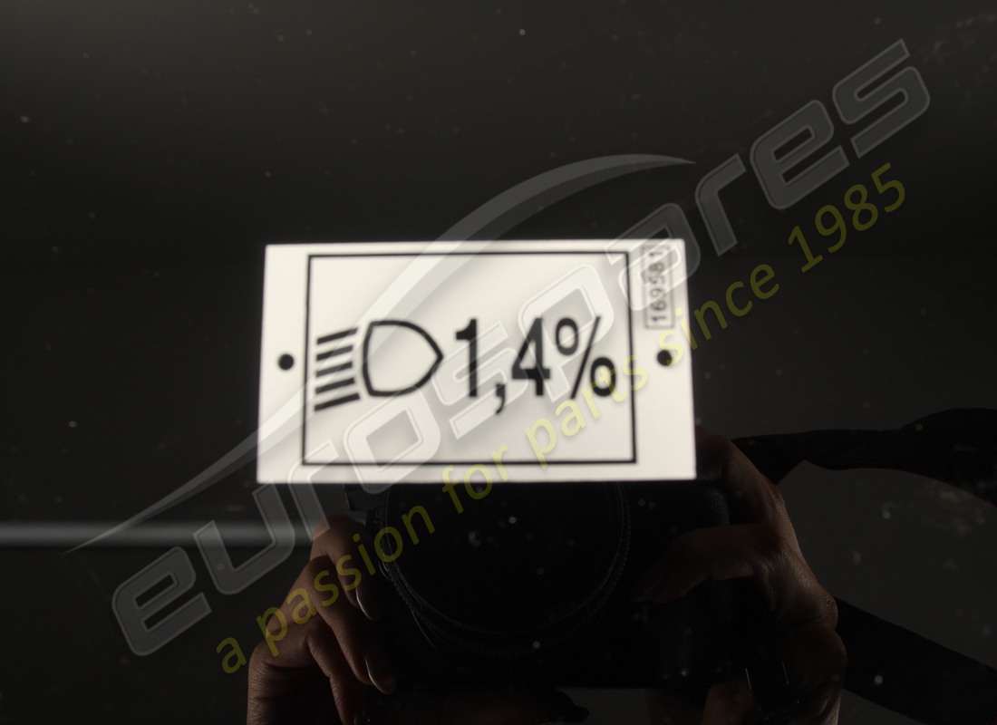 new ferrari plate. part number 169581 (2)