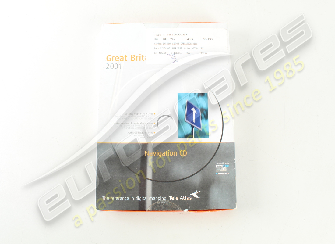 new maserati cd rom. part number 383500167 (1)