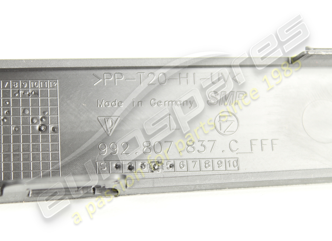 new porsche trim matt black. part number 992807837cok1 (4)