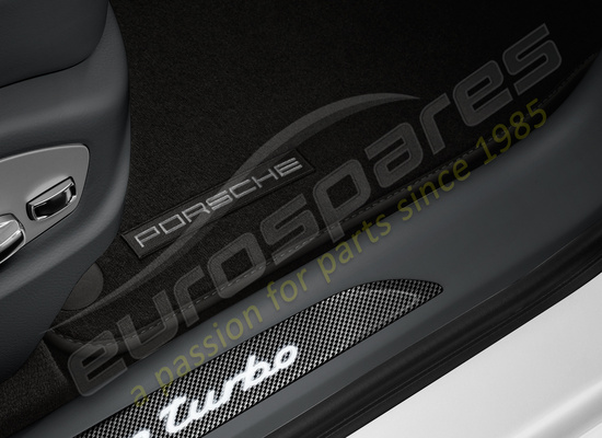 new porsche floor mats with nubuk surround (luxor beige) part number 95b864436c or4