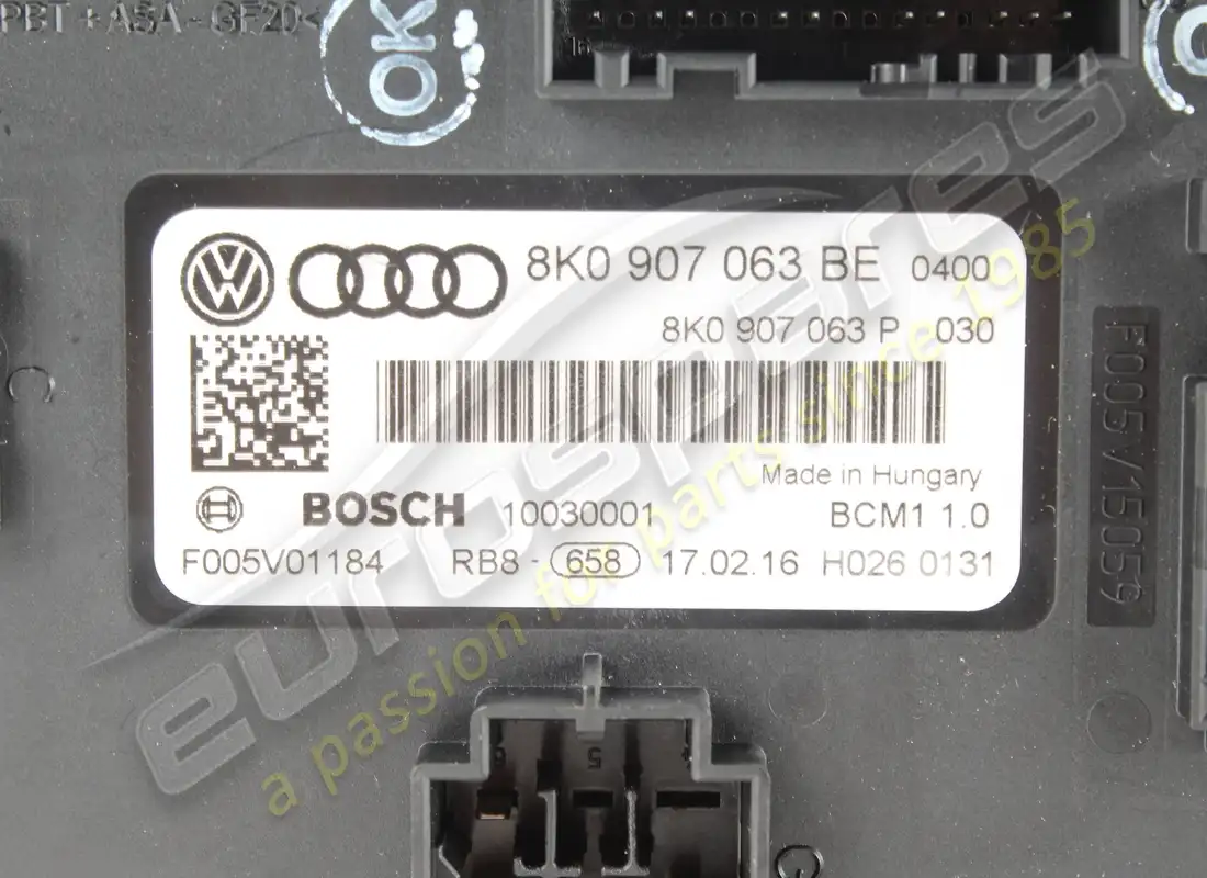 used lamborghini body computer. part number 8k0907063be (2)
