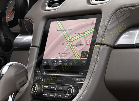 new porsche navigation module for pcm part number 98204490203