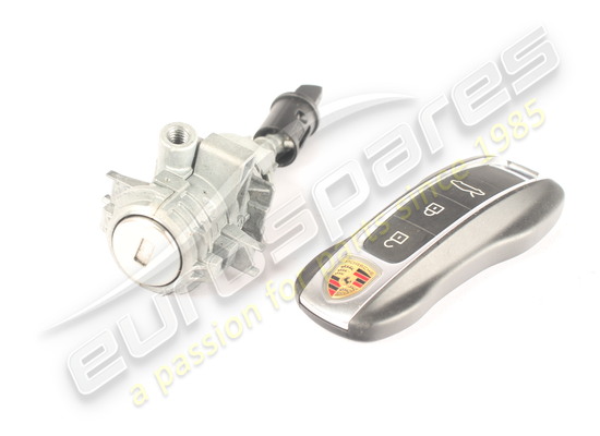 used porsche 1 set of lock cylinders part number 992898374bl