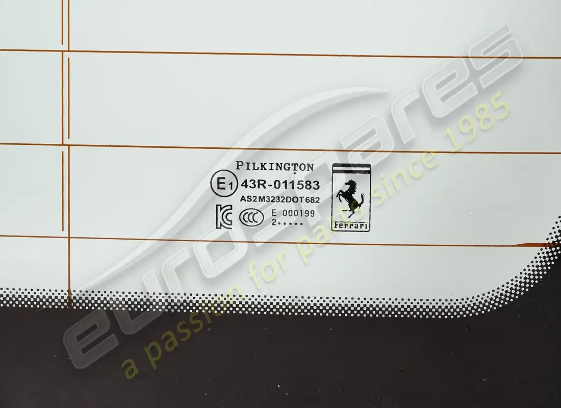 new ferrari rear screen. part number 966283 (2)