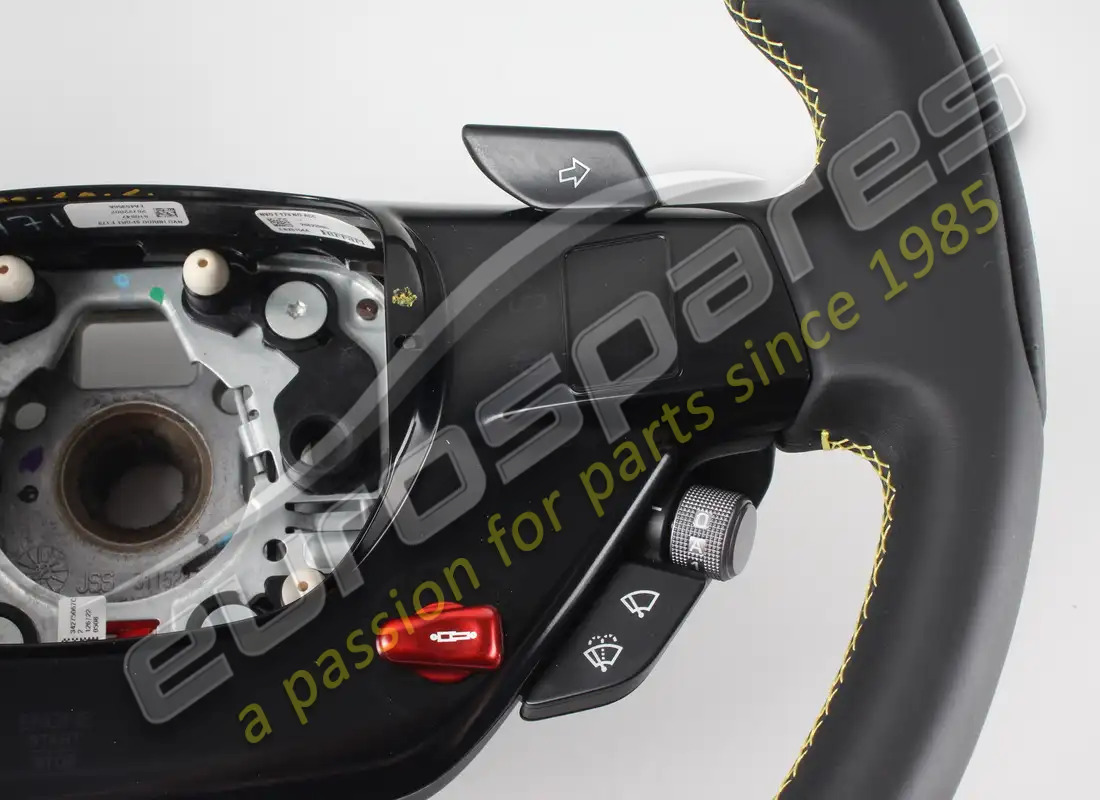 new (other) ferrari steering wheel, carbon+led+sosp. part number 910847 (3)