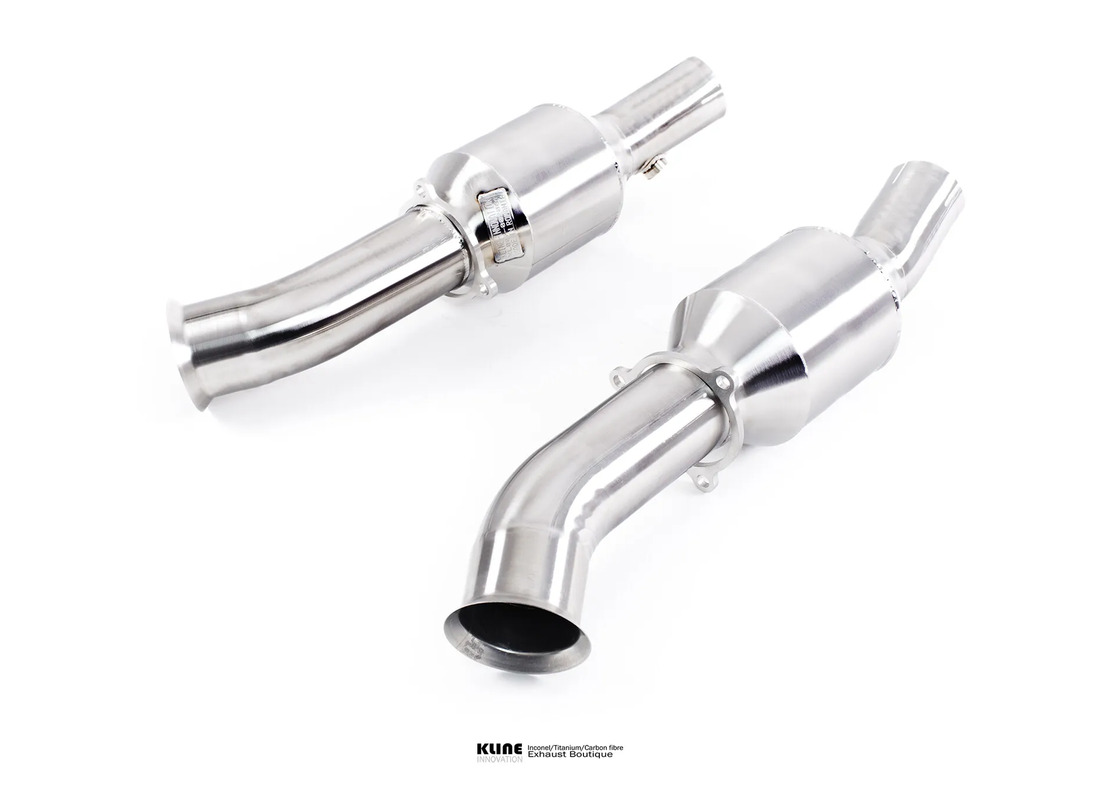 new kline innovation 200cell cat pipe set - stainless steel. part number klfer430scd200csss (1)