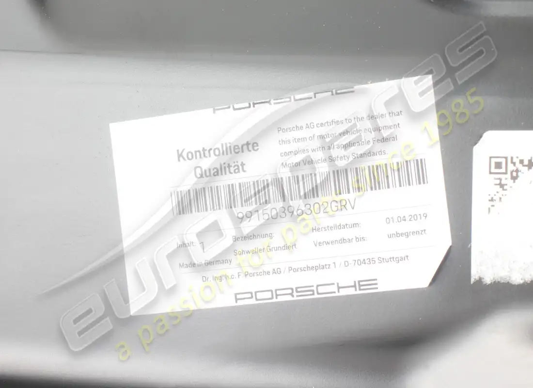 new porsche primed. part number 99150396302grv (5)