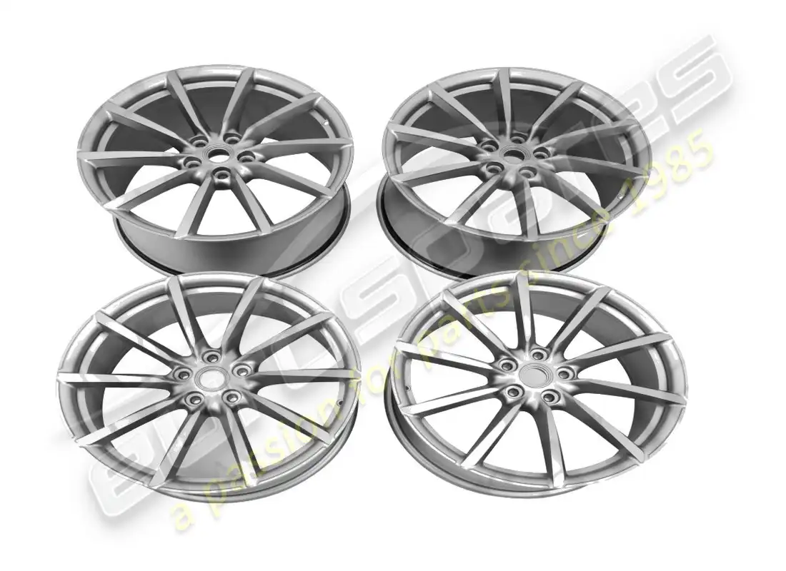 new ferrari set of painted, forged wheel. part number 70004423 (1)