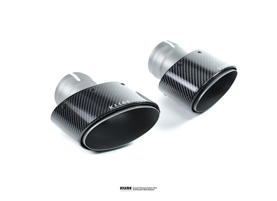 new kline innovation mclaren 570s carbon fiber tips part number kl-mc-570s-cft