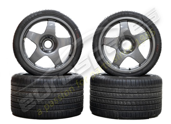 used ferrari speedline lm wheels set 18 inch part number fwhe058