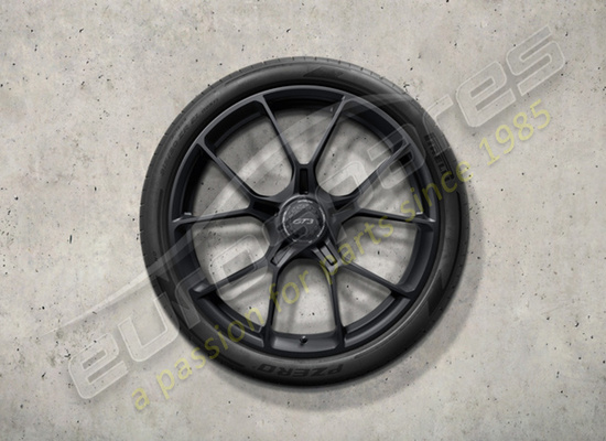 new porsche set of 20/21-inch gt3 wheels - in black part number 992044680ca