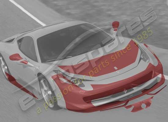 new ferrari anti-stone chipping protective film, complete part number 70001826