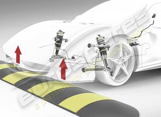 new ferrari front suspension lift kit, lhd part number 70002773