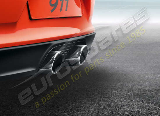 new porsche sports exhaust system part number 99104420030