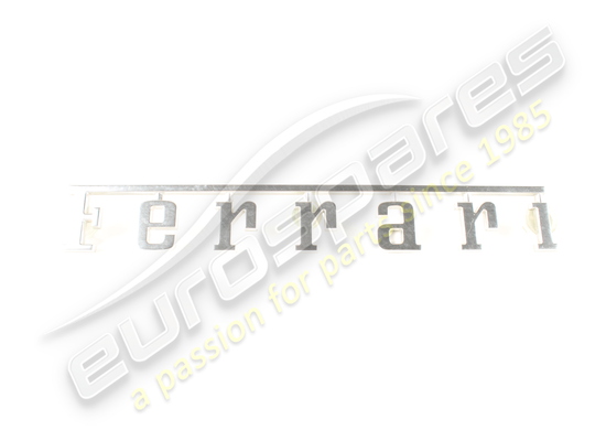 used ferrari initials script (3 pin) part number 63482200