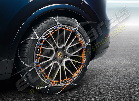 new porsche snow chains part number 9y0044690a