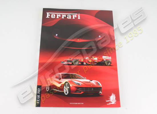 new ferrari yearbook 2012 part number 95998140