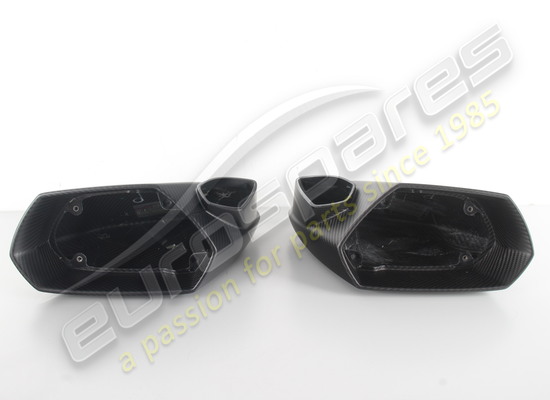 new lamborghini pair mirror caps kit carbon matt part number 4t0898820k