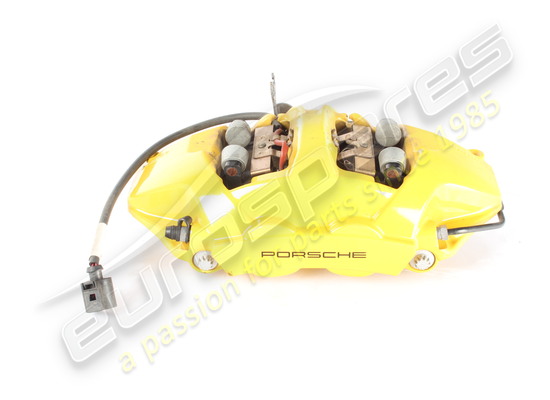 used porsche caliper without brake pads part number 9gt615424a
